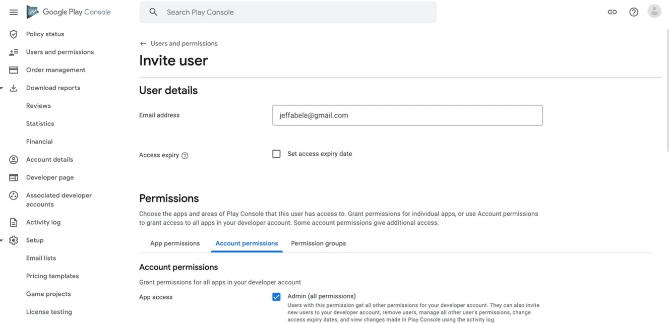 Buy Google Play Developer Accounts